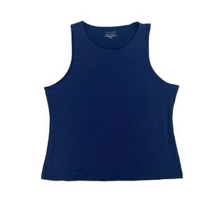 NWT Tahari Blue Ribbed Tank Top Size XL Women’s
